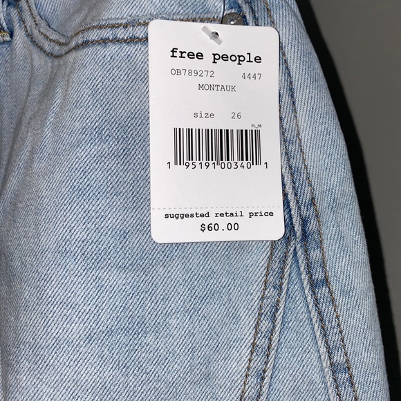 NWT Free People Denim Montauk skirt-size 2 - Picture 5 of 6